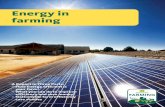 Energy in farming - Morrisons · easily adopt a strategic approach for energy efficiency, ... – Field cultivation practices and the use of precision ... Energy in Farming 05