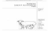 SRP728 Kansas Sheep Research 1995 - Kansas … · Kansas Sheep Research 1995 PERFORMANCE OF LAMBS SIRED BY RAMBOUILLET, TUNIS, ROMANOV, AND KATAHDIN RAMS--THREE LAMB CROPS Frank J.