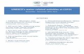 UNESCO’s water-related activities at COP21€¦ · 5 In the framework of the Exhibition “limate change and mountains”, UNESCO International Hydrological Programme (IHP) and