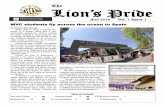 The Lion’s Pride - Mountain View College · Arts and Culture 1 General News 2 STEM-ing Hot News 7 ... Lion’s Pride The ... Destinee Grimes-Culps, Edwardo Lopez, Diana Mata, Herbert