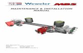 MAINTENANCE & INSTALLATION MANUAL - K-Hitch · MAINTENANCE & INSTALLATION MANUAL VDL Weweler bv ... always make sure that there is enough clearance for all moving ... Use the raise-lower