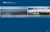 NAVIGABLE & NON-NAVIGABLE WATERS - North Dakota · NAVIGABLE & NON-NAVIGABLE WATERS OF THE STATE OF NORTH DAKOTA North Dakota State Water Commission 2015