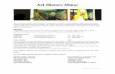 Art History Minor - Otis College of Art and Design History Minor Academic... · Art History Minor Catalog Years: 2017-18 The Art History Minor offers students an opportunity to focus