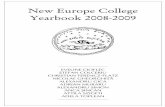 New Europe College Yearbook 2008-2009 - nec.ro · conceptului de valoare la Martin Heidegger, Humanitas, Bukarest, 2009. ... Austrag13, da die Bilder in husserlscher Sicht, und zwar