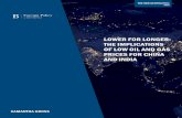 LOWER FOR LONGER: THE IMPLICATIONS OF LOW OIL … · lower for longer: the implications of low oil and gas prices for china and india samantha gross ... crude oil demand in china