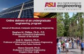 Online delivery of an undergraduate engineering program · Online delivery of an undergraduate engineering program ... (>4.5 per faculty) Fall 2015 ... 7.5 week format)