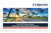 Third Quarter Performance Report - flhsmv.gov · Third Quarter Performance Report REVISED 5/2/18 Fiscal Year 2017–2018 Providing Highway Safety and Security through Excellence in