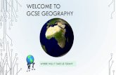 WELCOME TO GCSE GEOGRAPHY · Study the statements you have been given then re-arrange in ... ethnicity and character has changed over time ... WHAT HAVE I LEARNT? 1) ...
