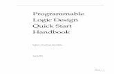 Programmable Logic Design Quick Start Handbook · Programmable Logic Design Quick Start Handbook ... programmable logic software, ... Slew Rate Control ...