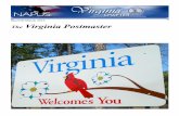 Jan/Feb/March 2016 The Virginia Postmaster - Virginia …va-unitedpma.org/uploads/vapm/Jan_Feb_March_2016.pdf · Helen Hurst, Susan 23163 General Delivery ... time to consolidate