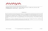 Application Notes for XO SIP Service with an Avaya … · Application Notes for XO SIP Service with an Avaya IP Telephony Network ... This section describes the steps for configuring