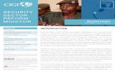 SECURITY SECTOR REFORM MONITOR BURUNDI - … Burundi v4_October 8.pdf · Burundi are the Arusha agreement and the country’s constitution. ... Every quarter, there will be separate