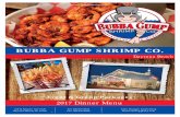 BUBBA GUMP SHRIMP CO. - imperial2018.com · BUBBA GUMP SHRIMP CO. Daytona Beach The Shrimp Boat Captain $54.00 per person inclusive of tax, gratuity and banquet fee ... Forrest's