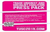 trade unionist and socialist coalition press packtusc2015.com/wp-content/uploads/2015/04/2015-press-pack.pdf · trade unionist and socialist coalition press pack ... Walsall, Leicester