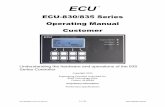 ECU-830/835 Series Operating Manual Customerecu-engine-controls.com/assets/y002---835-customer-manual... · ECU-830/835 Customer Manual 6 / 42 Y002 06082015130538 Basic Operation