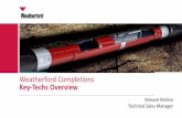 Weatherford Completions Key-Techs Overviewpetroleumclub.ro/downloads/RoOilGas/2016/ManuelMolina-Weatherford… · Weatherford Completions Key-Techs Overview Manuel Molina ... Well