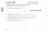 GCSE (9 1) Computer Science - … · The non-exam assessment must be done using a suitable high level language such as: ... OCR GCSE (9-1) Computer Science - J276/03 Programming project