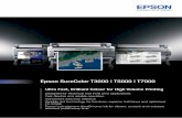 Epson SureColor T3000 | T5000 | T7000 · Precision. Performance. Brilliance. At the beginning, one thing was clear. If Epson were to develop an all-new inkjet platform for producing