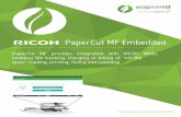 PaperCut MF Embedded - ecoprintQ - Siteecoprintq.com/documents/printers/brochures/ecoprintq_ricoh_eng.pdf · PaperCut MF Embedded ... Compatible Ricoh SDK/J 4/5/7 devices: MP 2352SP,