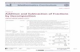 Topic F Addition and Subtraction of Fractions by Decomposition · NYS COMMON CORE MATHEMATICS CURRICULUM 4FTopic 5 Topic F Addition and Subtraction of Fractions by Decomposition Date: