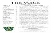 the voice - KVAA · Australian Peacekeepers and Peacemaker Veterans’ Association Inc. ... Officer Performance Reports . 11 New Rules 1940. 11 ... Professor Xiaobing Li ...
