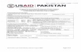 DCN: A ff) M It I If :rei~usAID · DCN: 0 A ff) - JS--M ft(Z..-P It le:..-oo I If :rei~usAID ~ FROM THE AMERICAN PEOPLE US Agency for International Development (USAID) I Pakistan