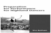 Preparation for Performance for Highland Dancers - … · of dancing in my head. ... Preparation for Performance for Highland dancers ... Preparation for Performance for Highland