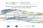 Report of the 4th Asia-Netherlands Water Learning Week · The 4th Asia-Netherlands Water Learning Week ... Disaster Risk Reduction at river outlets in Sri Lanka ... and ensure that
