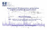 Expression Proteomics: principles and examples of application · Expression Proteomics: principles and examples of application Miguel Teixeira ... Previous class –2D electrophoresis