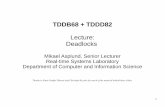 Lecture: Deadlocks - ida.liu.seTDDD82/slides/system/TDDD82_sysprog... · TACKT TCTC TCAK. Correctness properties ... – not realistic – number of resources can vary over time