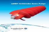 LANDY Archimedes Screw Pumps - landustrie.nl · Storm water applications Industrial processes Wild water rides in fun parks How it works Schlitterbahn Kansas City Water Park, USA