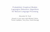 Probabilistic Graphical Models: Lagrangian Relaxation …people.csail.mit.edu/dsontag/courses/pgm12/slides/lecture3.pdf · Decoding tasks high complexity combined parsing and part-of-speech