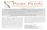 September, 2013 Vol. XXXI, No. 1 Poche Parole · September, 2013 Vol. XXXI, No. 1 ... on the life and music of Nino Rota ... piano as well as a DVD based on the life and music of