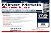Minor Metals Americas - AMM USA A4 brochure_… · Minor Metals Americas ConferenceSeptember 26-27 2013 Confirmed speakers: • Noah Lehrman, Senior Vice President, Hudson Metals
