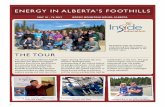 ENERGY IN ALBERTA’S FOOTHILLS - Inside … · The 2012 Energy in Alberta’s Foothills ... Jen MacCormac, Edmonton I always emphasize to my students to take off their blinders and