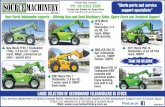 LARGE SELECTION OF SECONDHAND TELEHANDLERS ... - Farm … · Contact Ian Shelley for Spare Parts E-mail: ... Offering New and Used Machinery Sales, Spare Parts and Technical Support
