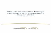Annual Renewable Energy Constraint and Curtailment Report … · Annual Renewable Energy Constraint and Curtailment Report 2015 ... Annual Renewable Energy Constraint and Curtailment
