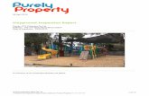 Playground Inspection Report · Playground Inspection Report ... Maintenance and operation: AS/NSZ 4486.1:1997 ... Is there access to the playground and or special equipment to accommodate