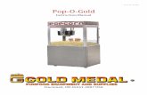Model Name Model No. - The Popcorn Machine · popcorn in flexi mode, ... TROUBLESHOOTING . LONG POPPING CYCLES ... Use only top quality hybrid popcorn from reputable suppliers.