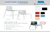 JUPITER SERIES Stylish affordability ZUMA · Stylish affordability ZUMA Table HeigHT & bar HeigHT STacking cHairS • Two chair model heights • Two chair finishes ... Orange Blue
