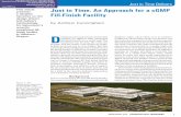 Just in Time. An Approach for a cGMP Fill-Finish Facility filefor Genentech’s recently completed fill- ... case study of one biotherapeutic company’s new ... Planning for the