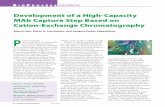 Development of a High-Capacity MAb Capture Step … · Development of a High-Capacity MAb Capture Step Based on Cation-Exchange Chromatography Blanca Lain, ... And Genentech used