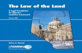 The Law of the LandThe Law of the Land - Pembina … · Steven A. Kennett February 2009 A Legal Foundation for Albertaʼs Land-Use Framework The Law of the LandThe Law of the Land