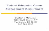 Federal Education Grants Management Requirement · Federal Education Grants Management Requirement ... Basic Guidelines ... value received by the program