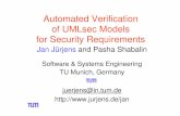 Automated Verification of UMLsec Models for … · of UMLsec Models for Security Requirements ... TU Munich: Automated Verification of UMLsec Models 17 ... The Statechart Diagram