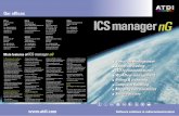 ICS manager - ATDI Inc - Spectrum Management and … · to advanced RF spectrum ... by three applications : - ICS manager nG, ... - a secure database system environment for data management