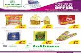 WEEKEND SPECIAL OFFER - Fathima Group · weekend offer special ... parachute men hair cream astd 2x140ml close up red tooth paste 3x120ml parachute sampoorna hair oil …