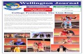 Wellington Journal 13 - Wellington Secondary College · Please ensure that you have organised your uniform in ... the City CYC overnight camp to take part in various leadership ...