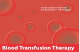 A Guide to Blood Component and Blood Product ...€¦ · Blood Transfusion Therapy: A Guide to Blood Component and Blood Product Administration, February 2015 ... PRE - TRANSFUSION