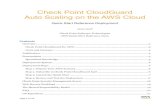 Check Point CloudGuard Auto Scaling on the AWS Cloud · Amazon Web Services – Check Point CloudGuard Auto Scaling on the AWS Cloud June 2018 Page 2 of 23 Additional Resources .....